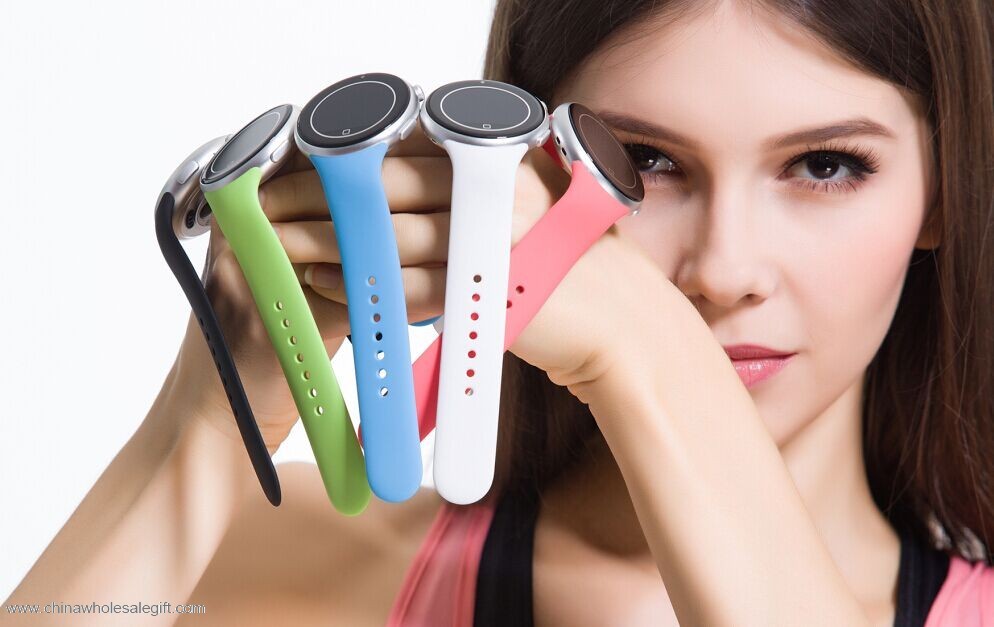 Round smart watch phone compatiable IOS and Android