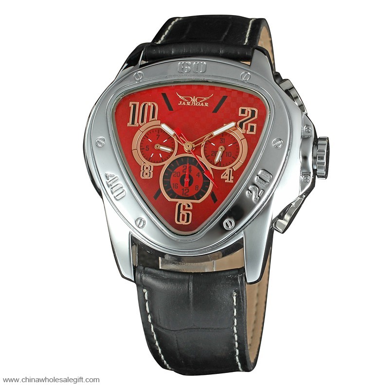 mens leather watches