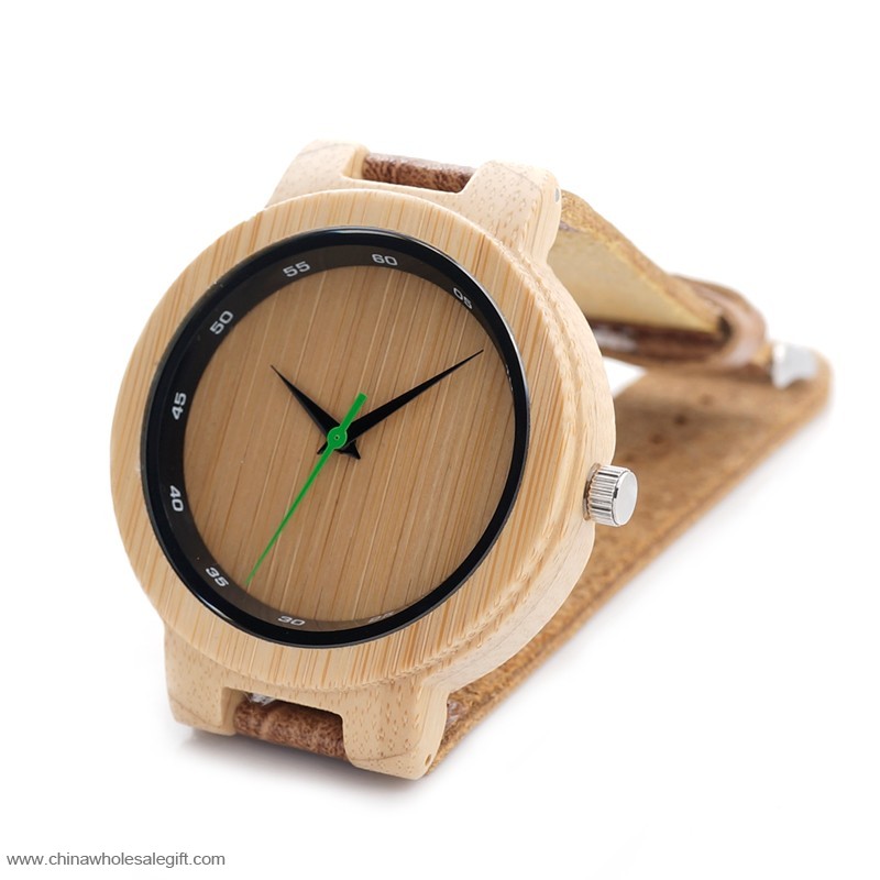 orologio al quarzo legno