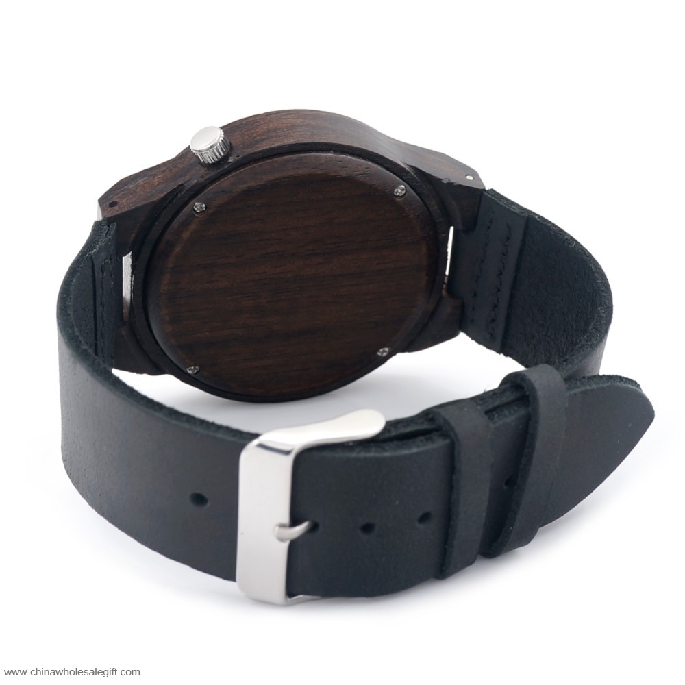 holz-armbanduhr für männer als geschenk
