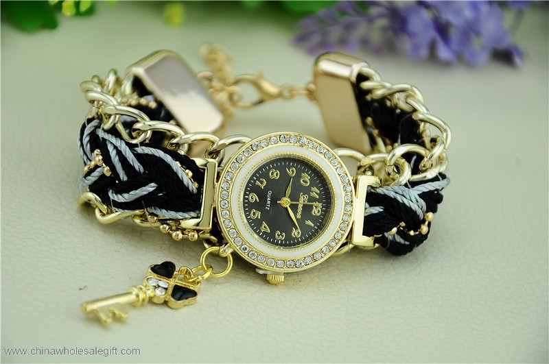 Rope Strap woven bracelet watch
