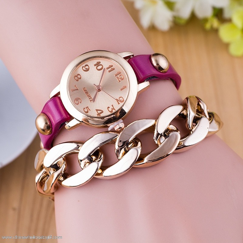  leather strap watch gelang 