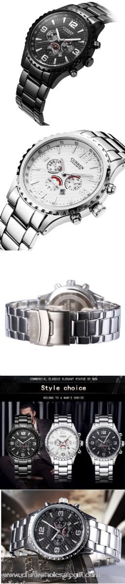 Stainless Steel Strap Quartz Watches