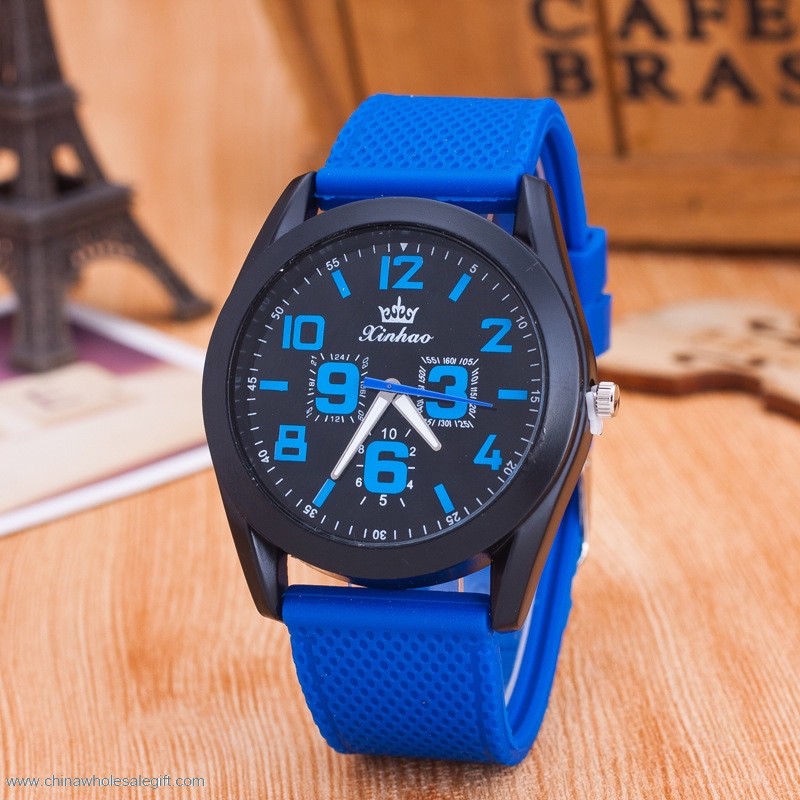  Nowość Design moda ofiara silikonowy zegarek 
