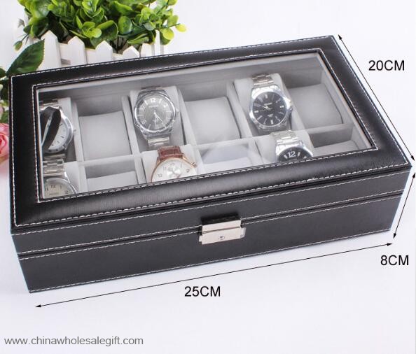 12 slots mode poket watch display case