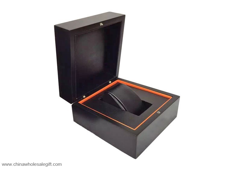 caixa de madeira de luxo com fechadura magnética 
