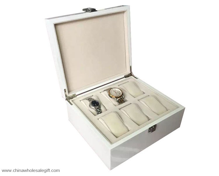 white wood watch packaging box 