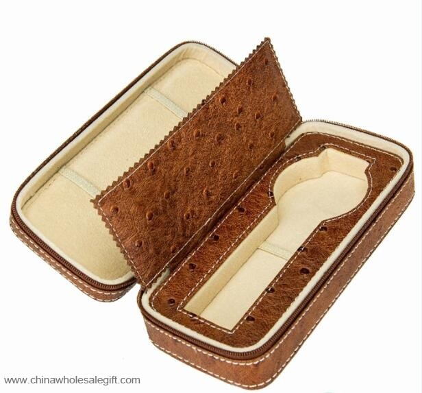  Leather watch travel case