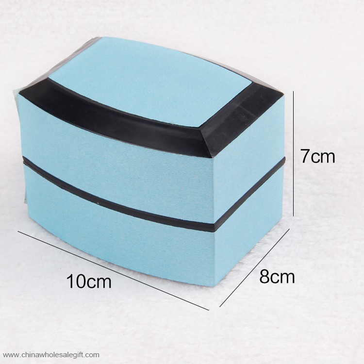 Blue Shaped Paper Watch Packaging Box With Pillow