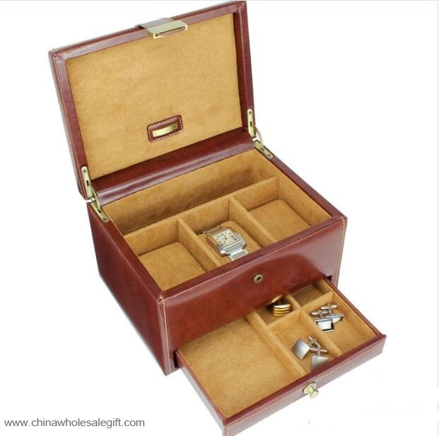 Leather Watch Case Geschenk-Box